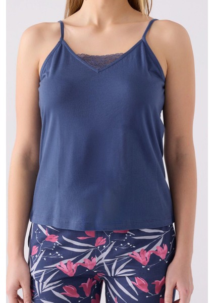 Kadın Mor Sabahlıklı Uzun Kol Ip Askılı V Yaka 3'lü Pijama Takım fırsatları