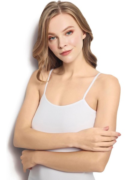 Kadın Pamuklu Rahat Terletmez Ip Askılı Atlet