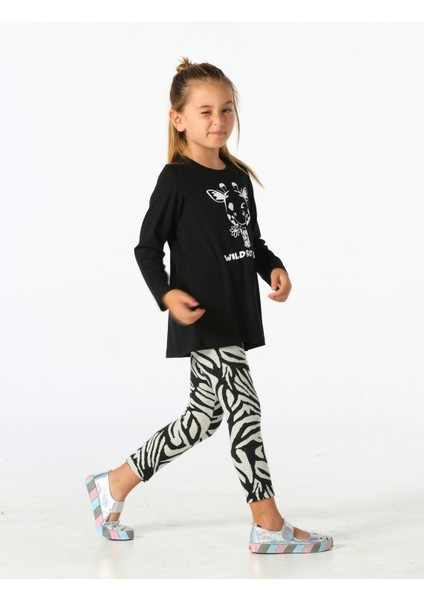 Wild&cute Kız Çocuk Tunik Takım