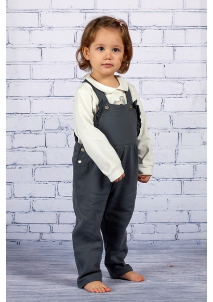 Kız Çocuk Gri Salopet (27yaş) fırsatları