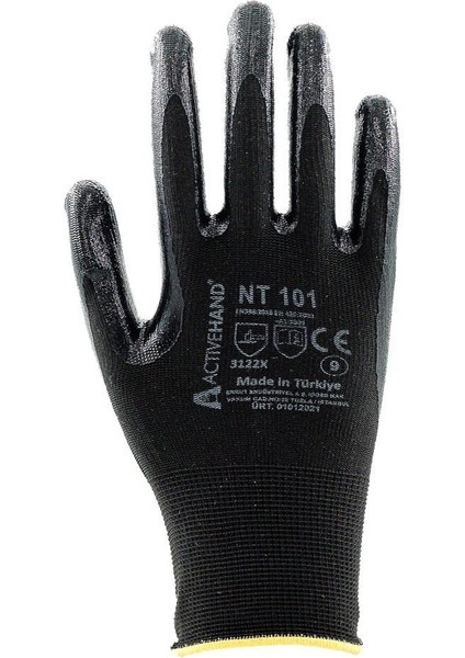 Nt 101 Sy/sy No:7 Nitril Kaplı Polyester Eldiven