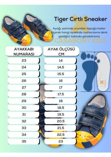 Tiger Cırtlı Kanvas Ortopedik Sneakers