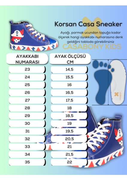 Korsan Casa Erkek Çocuk Sneakers