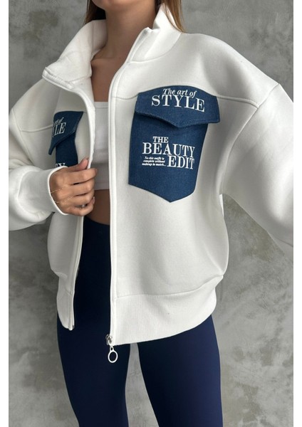 Çift Cepli Üç Iplik Sweatshirt fiyatları
