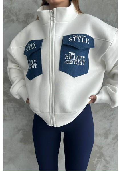 Çift Cepli Üç Iplik Sweatshirt fırsatları