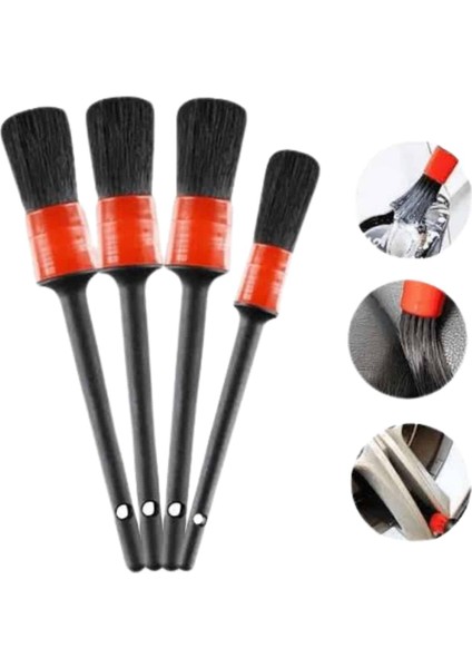 Msa-Shop Araç Içi LED Aksesuar 5 Farklı Detaylı Araba Temizlik Fırçası Oto Temizleme Fırçası modelleri