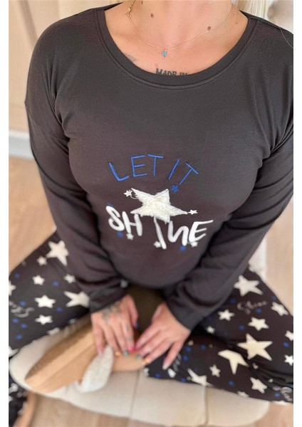 Shine Desenli Termal Kadın Pijama Takımı fırsatları