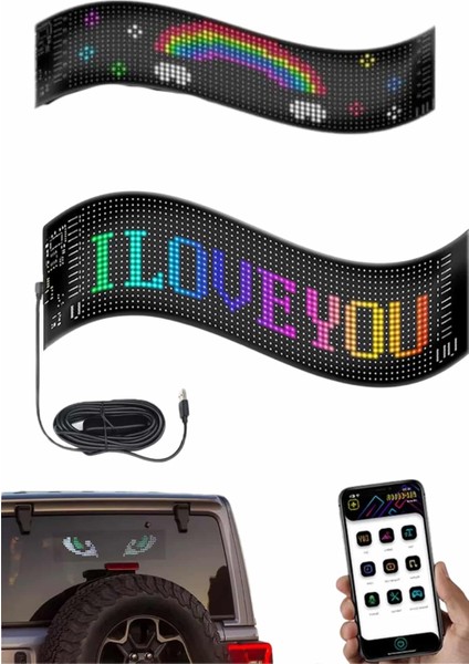 Msa-Shop Digital Araba Yazısı Ekran Matrix En Büyük Boy 16X96 Matrix LED Panel fiyatları