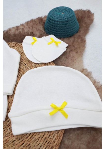 Sema Baby 5 Parça Gülen Surat Hastane Çıkışı Zıbın Seti 0-3 Ay indirimleri