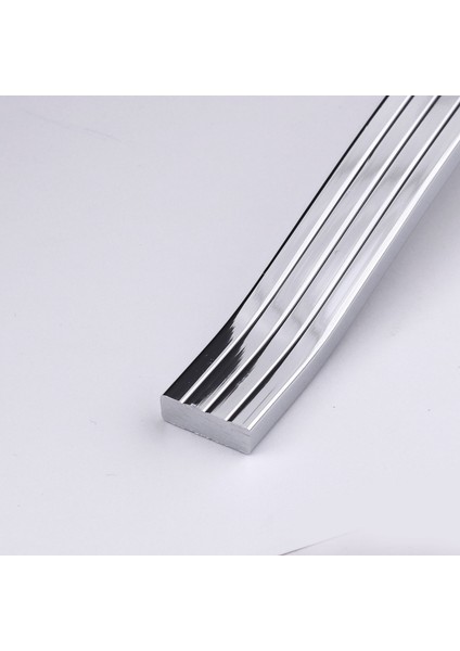 Akasya 256 mm 10LU Set Krom Gümüş Metal Mobilya Kulpu Çizgili Model Paslanmaz Sağlam Kulpları Kulbu modelleri