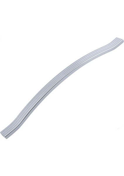 Akasya 256 mm 10LU Set Krom Gümüş Metal Mobilya Kulpu Çizgili Model Paslanmaz Sağlam Kulpları Kulbu fırsatları