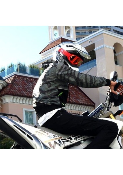 Motosiklet Kross Gözlüğü Lüx Mod Polikarbonat Lens Profesyonel Cross Gözlük Red modelleri