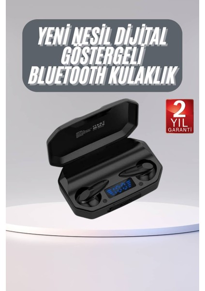 Msa-Shop Rgb Işıklı Çift Mikrofonlu Siyah Profesyonel Oyuncu Kulaklığı Kablosuz Kulakiçi