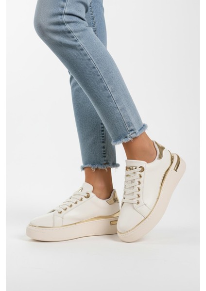 Ayakmod Lady 029 Z Altın Detaylı Kadın Sneaker modelleri