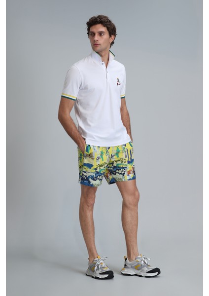 Vıev Erkek Deniz Şortu Sarı