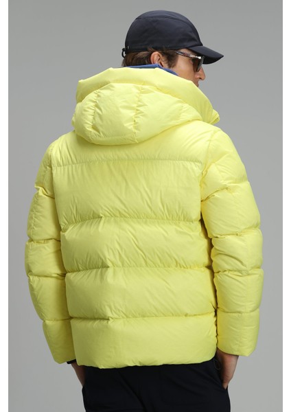 Tommy Kaz Tüyü Erkek Mont Sarı