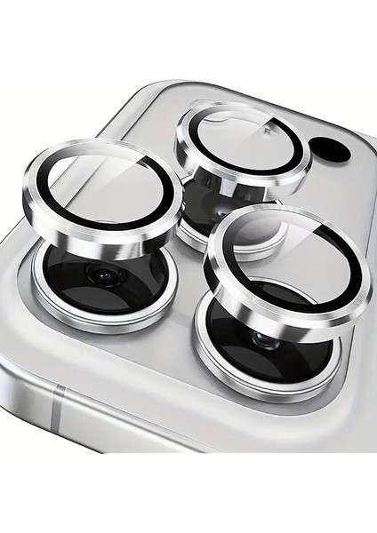 iPhone 17 Pro Max ve 17 Pro Uyumlu Kolay Uygulama Aparatlı Yüksek Kalite Safir Kamera Lens Koruyucu modelleri