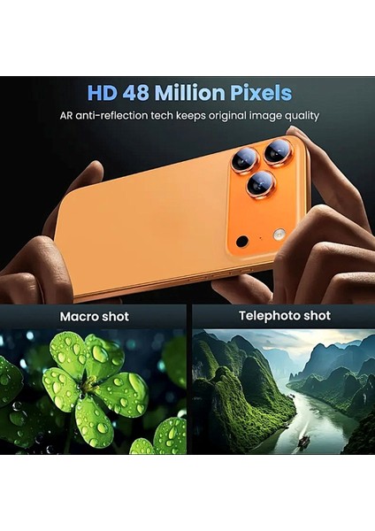 iPhone 17 Pro Max ve 17 Pro Uyumlu Kolay Uygulama Aparatlı Yüksek Kalite Safir Kamera Lens Koruyucu indirimleri