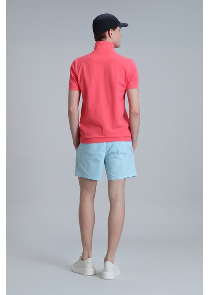 Strıped Erkek Deniz Şortu Mavi