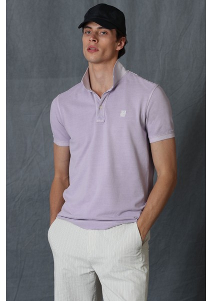 Vernon Spor Polo Yaka Erkek Tişört Lacivert