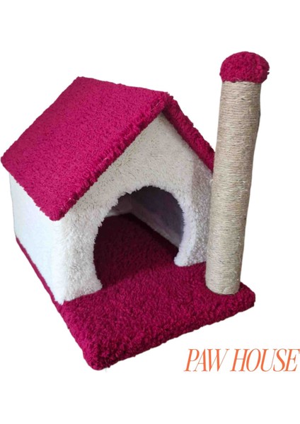 Pawhouse Tek Katlı Kedi Evi Pembe fiyatları