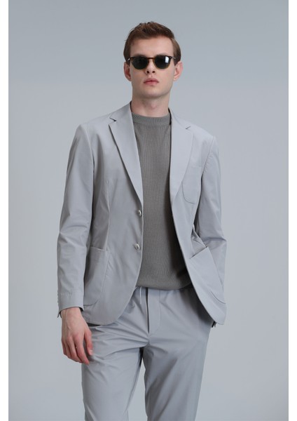 Mex Spor Erkek Blazer Ceket Slim Fit Siyah