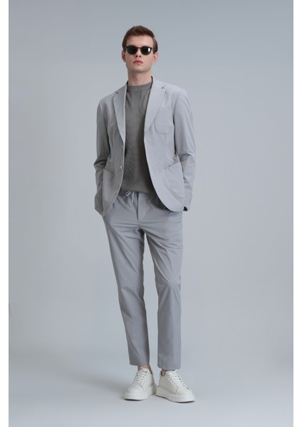 Mex Spor Erkek Blazer Ceket Slim Fit Siyah