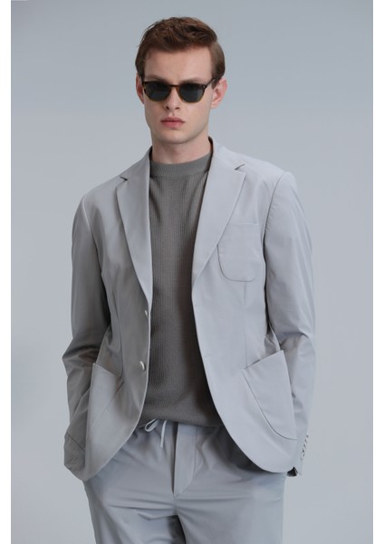 Mex Spor Erkek Blazer Ceket Slim Fit Siyah