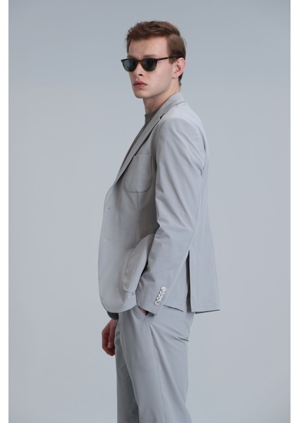 Mex Spor Erkek Blazer Ceket Slim Fit Siyah