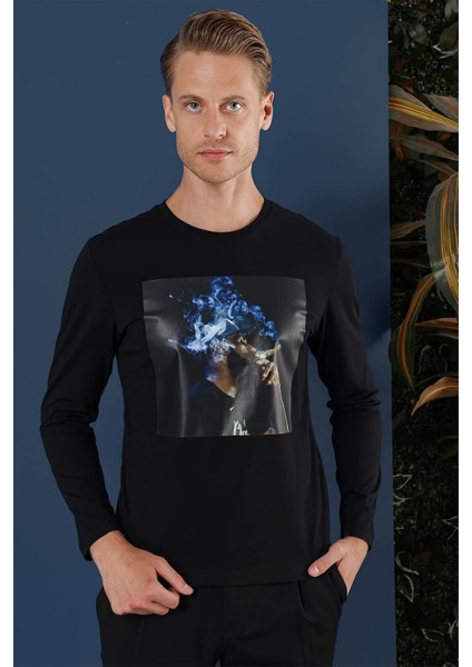 Ts 861 Siyah Spor T-Shirt