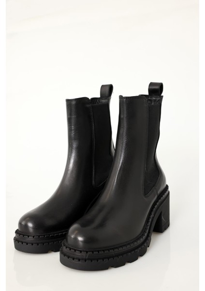 Siyah Yüksek Tabanlı Cheslea 25260 fiyatları