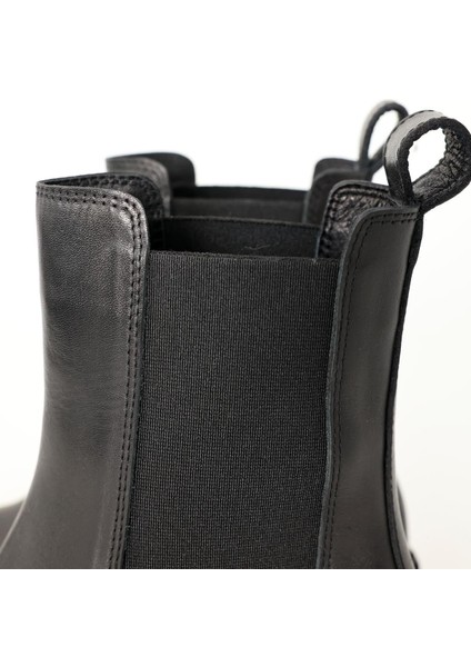 Siyah Yüksek Tabanlı Cheslea 25260 indirimleri