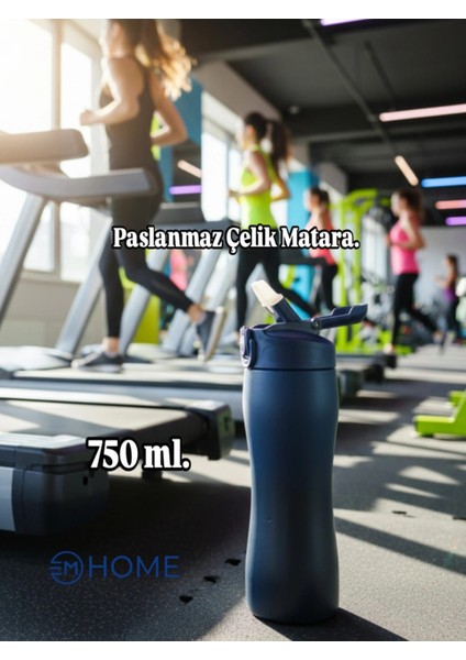 304 Paslanmaz Çelik Matara 750ML Spor Matarası Okul Matarası