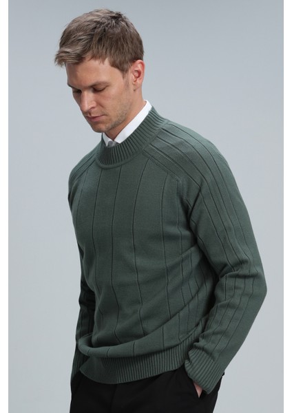 Time Tam Balikçi Erkek Kazak Siyah