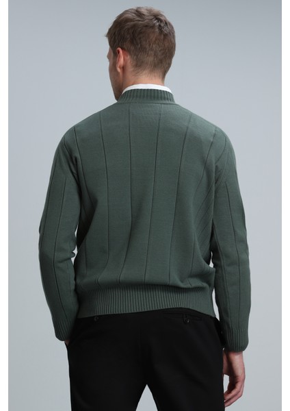 Time Tam Balikçi Erkek Kazak Siyah