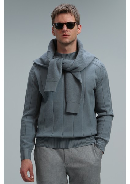 Tıme Tam Balıkçı Erkek Kazak Siyah