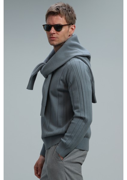 Tıme Tam Balıkçı Erkek Kazak Siyah