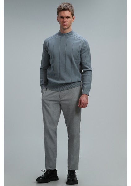 Tıme Tam Balıkçı Erkek Kazak Siyah