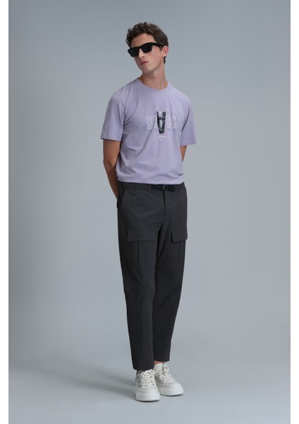 Adrıan Modern Grafik T- Shirt Siyah