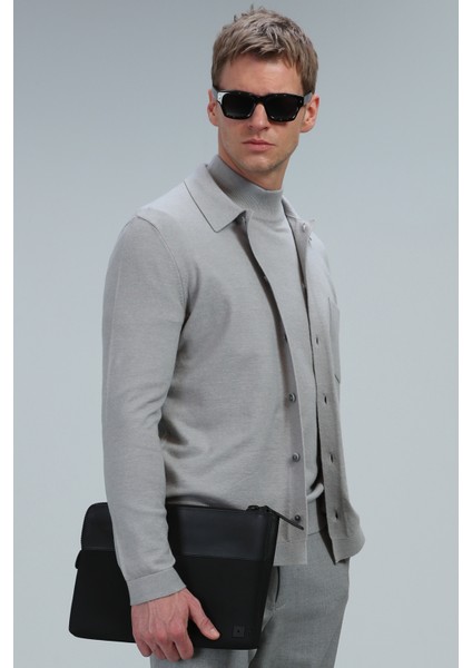 Alter Erkek Kazak Açık Gri