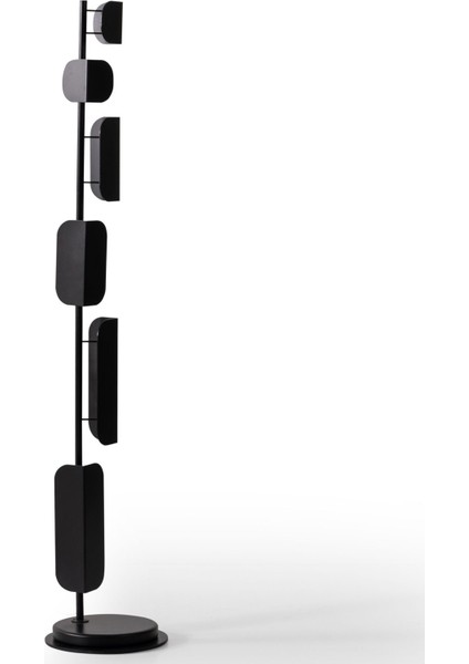 Avila Siyah Metal Ayaklı Lambader