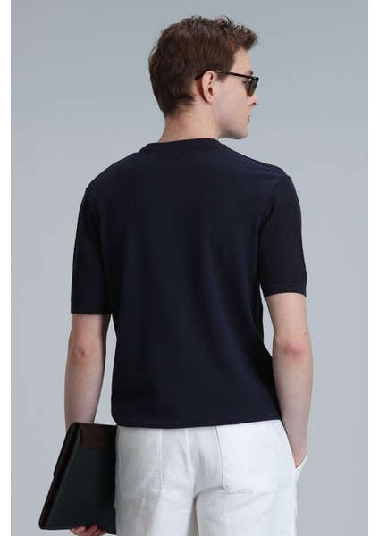 Alen Erkek Kazak Lacivert