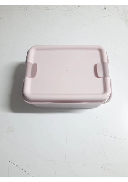 Kulplu Beslenme Kabı 2 Bölmeli Mandallı Diyet Kabı -Çatal Kaşık Dahildir fırsatları