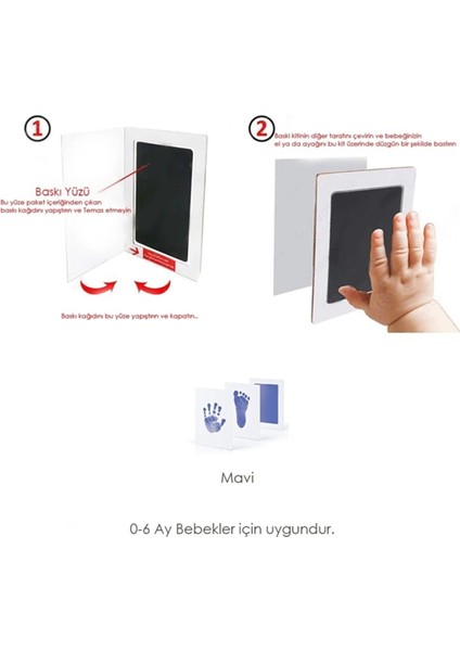 El Ayak Izi Kalıbı Seti