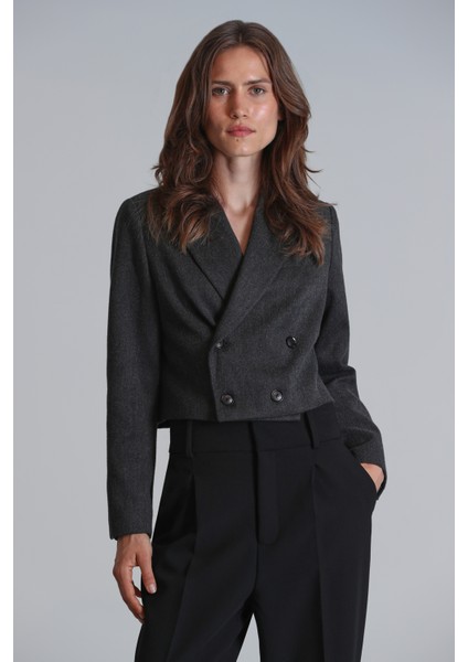 Sıdney Kadın Ceket Antrasit