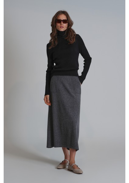 Gale Kadın Kazak Siyah