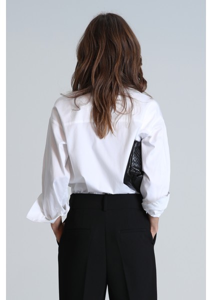 Ottava Kadın Gömlek Regular Fit Beyaz