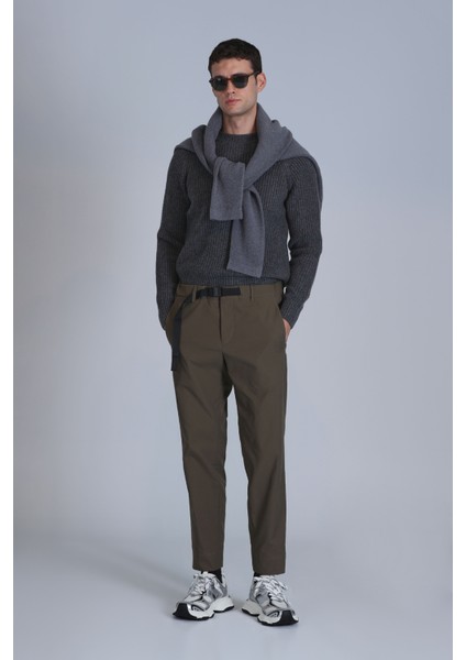 Hıdden Spor Erkek Chino Pantolon Slim Fit Siyah