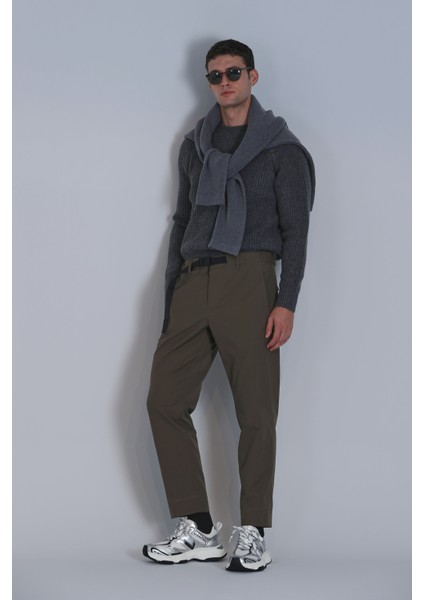 Hıdden Spor Erkek Chino Pantolon Slim Fit Siyah