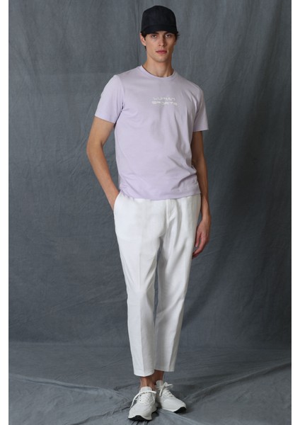 Tony Modern Grafik T- Shirt Koyu Mavi